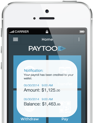 PayToo mobile wallet